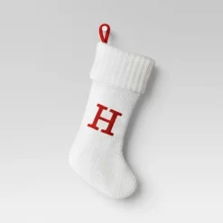 Knit Monogram Christmas Stocking White - Wondershop™ -Festival Store GUEST 0000446e 449e 49b8 8467 36c1c2c81ca9