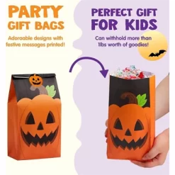 Joyfy Halloween Party Favors 72PCS Halloween Trick Or Treat Candy Bag Pastries Goodie Paper Bags With Stickers For Kids Exchange Supplies 6 Styles 8 Joyfy Halloween Party Favors 72PCS Halloween Trick Or Treat Candy Bag Pastries Goodie Paper Bags With Stickers For Kids Exchange Supplies 6 Styles -Festival Store GUEST 00202172 e27f 4a94 b82f 79bd31c94623