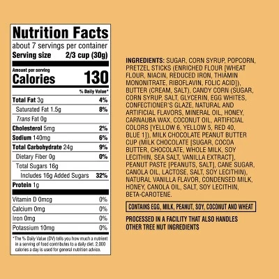 Fall Harvest Caramel Peanut Butter Pop Snack Mix - 7oz - Favorite Day™ 3 Fall Harvest Caramel Peanut Butter Pop Snack Mix - 7oz - Favorite Day™ - Image 3