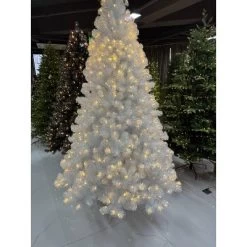 4.5/6/7.5/9/12FT Pre-Lit Artificial Christmas Tree With LEDs, PVC Branch Tips & Metal Stand - Easy Assembly Xmas Tree For Home Office Decor -Festival Store GUEST 004ac067 c55b 45b6 8c51 d958f54c080f