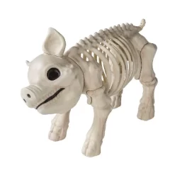 Morris Costumes 24 1/4" Standing Pig Skeleton Halloween Decoration