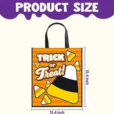 Joyfy Halloween Party Favors 3PCS Large See Through Tote Bags With Handles Trick Or Treat Bag Party Supplies For Candies Biscuits Cards 22.5" X 13.75" 4 Joyfy Halloween Party Favors 3PCS Large See Through Tote Bags With Handles Trick Or Treat Bag Party Supplies For Candies Biscuits Cards 22.5" X 13.75" - Image 4