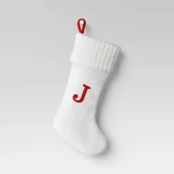 Knit Monogram Christmas Stocking White - Wondershop™ -Festival Store GUEST 047884d7 a180 4211 85ec 4c68a22e032b