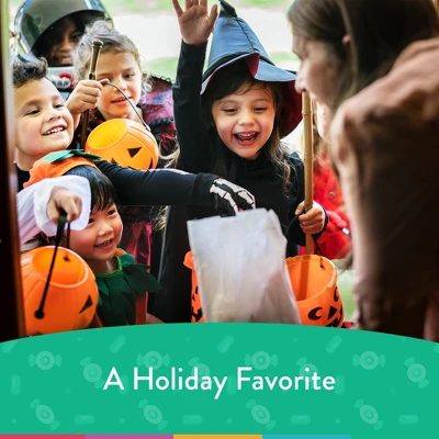 24 Ct Halloween Candy Party Favors Candy Corn Goodie Bags With Stickers - Pumpkins - By Just Candy 1 24 Ct Halloween Candy Party Favors Candy Corn Goodie Bags With Stickers - Pumpkins - By Just Candy