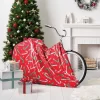 80” X 38"x18" Candy Canes On Red Christmas Gift Sack - Wondershop™