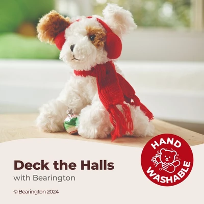 Bearington Chilly The Stuffed Dog, Small Christmas Stuffed Animals, 7.5 In White Dog Stuffed Animal, Holiday Stuffed Animal Gift 1 Bearington Chilly The Stuffed Dog, Small Christmas Stuffed Animals, 7.5 In White Dog Stuffed Animal, Holiday Stuffed Animal Gift