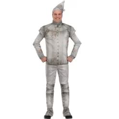 HalloweenCostumes.com Adult Silver Tin Man Halloween Costume Shirt, Pants, Gloves, Boot Covers, Hood -Festival Store GUEST 09344beb 79db 4376 a7d2 7953912dfb94