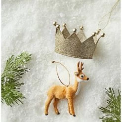 Metal Glitter Crown Christmas Tree Ornament - Wondershop™ -Festival Store GUEST 09398036 e7e6 4d59 8916 6043170a8682