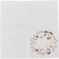 Juvale 50 Pack Christmas Paper Napkins, Merry Christmas Design Holiday Party Supplies, 5 X 5 Inches Christmas Cocktail Napkins -Festival Store GUEST 0a372efa 709a 41e8 be7d 32ced49ebca1