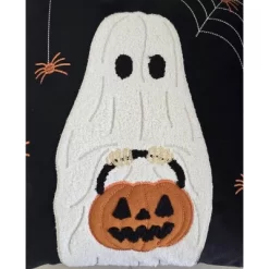 Halloween Ghost With Pumpkin Bucket Throw Pillow 16 Halloween Ghost With Pumpkin Bucket Throw Pillow -Festival Store GUEST 0aa9e4e2 046b 4085 933d 69534e964672