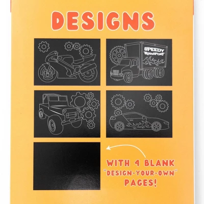 Scratch Art Book Vehicles Craft Activity Kit - Bullseye's Playground™ 2 Scratch Art Book Vehicles Craft Activity Kit - Bullseye's Playground™ - Image 2