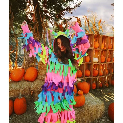 Tipsy Elves Pinata Halloween Costumes For Women - Bright Multicolored Pinata Jumpsuit Funny Halloween Costume Adult Jumpsuit 4 Tipsy Elves Pinata Halloween Costumes For Women - Bright Multicolored Pinata Jumpsuit Funny Halloween Costume Adult Jumpsuit - Image 4