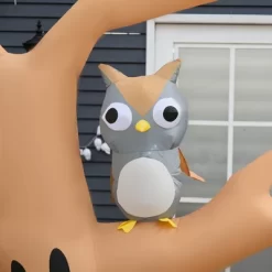 HOMCOM 7.5' Tall Lighted Inflatable Cute Halloween Decoration, Haunted Tree With Owl, Ghost, Pumpkins, Blow Up Outdoor LED Yard Display, Waterproof 8 HOMCOM 7.5' Tall Lighted Inflatable Cute Halloween Decoration, Haunted Tree With Owl, Ghost, Pumpkins, Blow Up Outdoor LED Yard Display, Waterproof -Festival Store GUEST 0e712d5e 1af7 4267 a7be b889100fd003