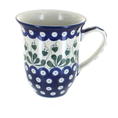 Blue Rose Polish Pottery 826 Ceramika Artystyczna Large Coffee Mug 2 Blue Rose Polish Pottery 826 Ceramika Artystyczna Large Coffee Mug - Image 2