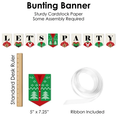 Big Dot Of Happiness Ugly Sweater - Holiday And Christmas Party Supplies Decoration Kit - Decor Galore Party Pack - 51 Pieces 5 Big Dot Of Happiness Ugly Sweater - Holiday And Christmas Party Supplies Decoration Kit - Decor Galore Party Pack - 51 Pieces - Image 5