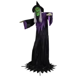 Northlight Huge Lighted And Animated Talking Witch Commercial Outdoor Halloween Decoration - 15' -Festival Store GUEST 18756866 f583 43a5 b1c6 501e0d6b3472