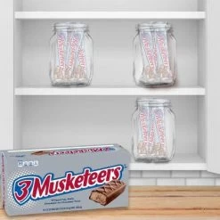 3 Musketeers 12/16/24/36 Pack Full Size Chocolate Candy Bar 1.92oz Each - Bulk Packing -Festival Store GUEST 19682f8a 91c6 406c ae1a 3a4b7c4d25d6