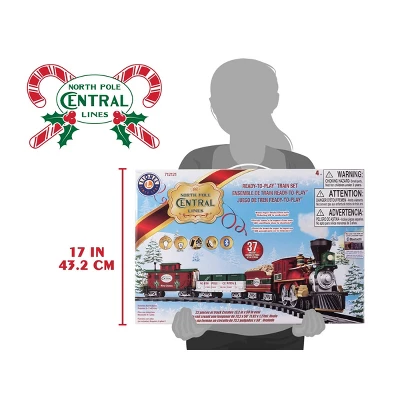 Lionel North Pole Central RTP Set With Bluetooth: Battery Operated Plastic Train Playset, 37 Pieces 20 Lionel North Pole Central RTP Set With Bluetooth: Battery Operated Plastic Train Playset, 37 Pieces - Image 20