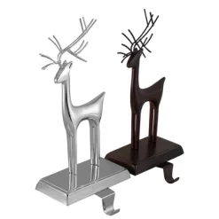 Northlight Set Of 2 Oil Rubbed Bronze And Silver Reindeer Christmas Stocking Holders 9 Northlight Set Of 2 Oil Rubbed Bronze And Silver Reindeer Christmas Stocking Holders -Festival Store GUEST 1a4a4ceb a0d8 4fab 838e d1f0024c3e64