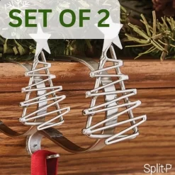 Split P Christmas Tree Stocking Hanger - Set Of 2 -Festival Store GUEST 1c1c0ad0 0cca 48b3 8c2a 30e10f2539b9