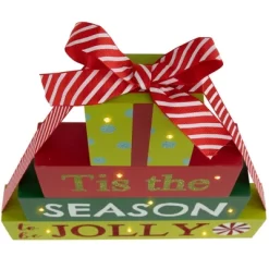 Northlight Lighted "Tis The Season To Be Jolly" Christmas Decoration - 11.75" -Festival Store GUEST 2041dc5c 3fdd 4334 8712 7f7ae3d7a434