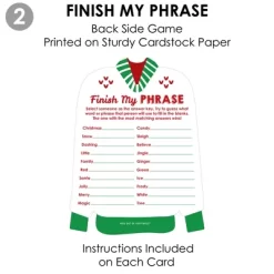 Big Dot Of Happiness Ugly Sweater - 2-in-1 Holiday And Christmas Party Cards - Activity Duo Games - Set Of 20 12 Big Dot Of Happiness Ugly Sweater - 2-in-1 Holiday And Christmas Party Cards - Activity Duo Games - Set Of 20 -Festival Store GUEST 20a31d83 b6e3 49b4 9d87 06e6276ec83f