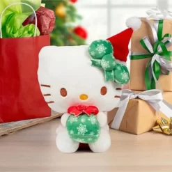 Squishmallows Hello Kitty And Friends 8" Hello Kitty Plush - Officially Licensed Sanrio Holiday Merchandise - Collectible Stuffed Animal - Gift For Kids