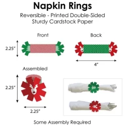 Big Dot Of Happiness Ugly Sweater - Holiday And Christmas Party Paper Charger And Table Decorations - Chargerific Kit - Place Setting For 8 -Festival Store GUEST 242221d0 18f4 4c18 b277 8568a76d1adc