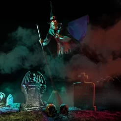 Yescom 9Ft Animatronics Flying Witch Hovering Broom Animated Halloween Outdoor Decoration Motion Activated AC 110-240V 2025 Party Outdoor Decor -Festival Store GUEST 243adaf7 ad19 4dcf 9c06 554149a6a88a