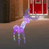 Northlight LED Color Changing Commercial Grade Acrylic Reindeer Outdoor Christmas Decoration - 46.5"