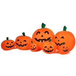 Costway 7.5' Halloween Inflatable 7 Pumpkins Patch W/LED Light Outdoor Garden Decoration -Festival Store GUEST 2800c137 ee49 4ef9 828f ceedfd292481