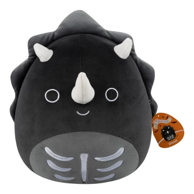 Squishmallows 12" Black Skeleton Triceratops Medium Plush 9 Squishmallows 12" Black Skeleton Triceratops Medium Plush - Image 9