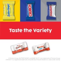 Butterfinger Assorted Kinder Chocolates Halloween Variety Mix Candy - 36.1oz/130ct -Festival Store GUEST 29824e8e ced8 485a 8006 db185cb36964