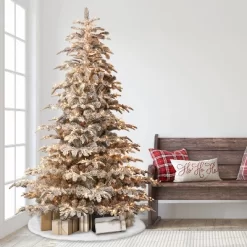 7.5ft Pre-lit Artificial Christmas Tree Flocked Full Alaskan Fir -Festival Store GUEST 2bcb7bcd 7ed1 4b4b a01b 0fc0f103f4d5
