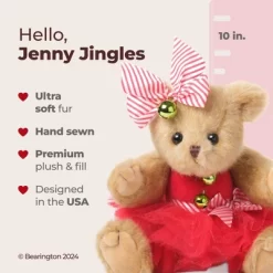 Bearington Jenny Jingles Christmas Ballerina Plush, 10 Inch Christmas Stuffed Animals For Kids, Ideal Christmas Teddy Bear Gift -Festival Store GUEST 2c5bf477 c747 4530 b9c9 b47acafc9a50