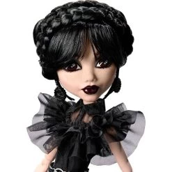 Monster High X Wednesday Collectible Rave'N Wednesday Doll In Black Gown