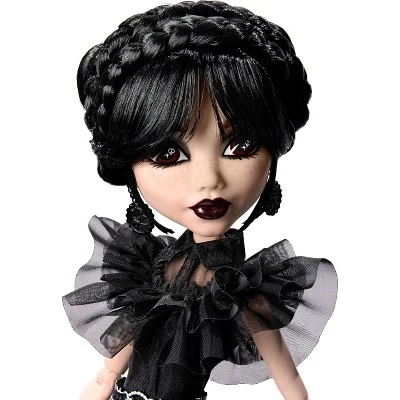 Monster High X Wednesday Collectible Rave'N Wednesday Doll In Black Gown 1 Monster High X Wednesday Collectible Rave'N Wednesday Doll In Black Gown