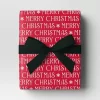 30" 50 Sq Ft Christmas Roll Wrap Merry Christmas On Red - Wondershop™