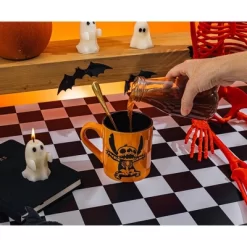 Silver Buffalo Disney Lilo & Stitch Skeleton Wax-Resist Ceramic Pottery Mug | 14 Ounces -Festival Store GUEST 328d0dc1 e0bf 44eb 97a7 a32e5b444834