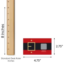 Big Dot Of Happiness Jolly Santa Claus - Christmas Party White Elephant Gift Exchange Game Scratch Off Cards - 22 Count -Festival Store GUEST 32c27c29 7b2f 4922 9f23 674b4a08d608