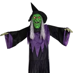 Northlight Huge Lighted And Animated Talking Witch Commercial Outdoor Halloween Decoration - 15' -Festival Store GUEST 32e14faf dffd 4818 a2af 6ac50ad9492f