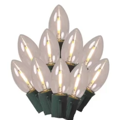 Celebrations Classic LED C9 Warm White 25 Ct String Christmas Lights 24 Ft.