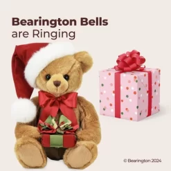 Bearington Holden Presents Christmas Teddy Bear, 15 Inch Christmas Bear Decorations, Ideal Holiday Bear Gift For Kids & Teens -Festival Store GUEST 37601a5e d804 4260 966f b793b0daa2fe