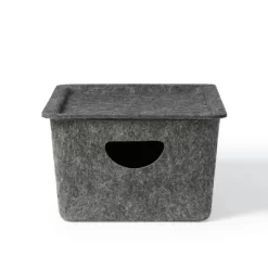 Felt Storage With Lid Charcoal - Bullseye's Playground™ -Festival Store GUEST 377b6898 fced 4a1b 9bfa b32019c0f9d5