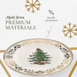 Spode Christmas Tree Gold Salad Plates, Set Of 4, 22 Karat Gold Detailing -Festival Store GUEST 37a7cdfc 4155 48ae 87ca 1a10b85bd8bb
