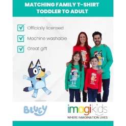 Bluey Christmas Matching Family Long Sleeve T-Shirt Little Kid To Big Kid 8 Bluey Christmas Matching Family Long Sleeve T-Shirt Little Kid To Big Kid -Festival Store GUEST 3a39559a afe0 4604 93b9 63a201f5b0b5