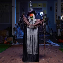Joyfy Halloween Hanging Talking Witch, Halloween Hanging Ghosts Decorations Prop, Light-up Hanging Witch For Haunted House Outdoor/Indoor Decor -Festival Store GUEST 3d8f9ab5 8619 4525 8842 8ed1a027468e