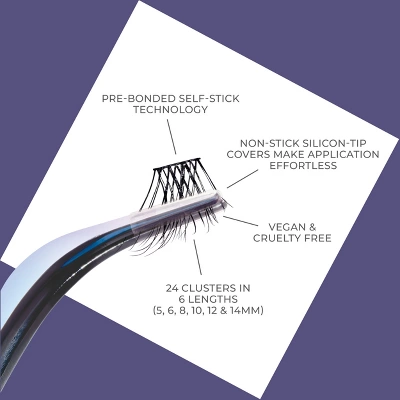 KISS Products ImPRESS Long Lasting Press-On Self Adhesive False Eyelashes - Demi Wispy - 25ct 5 KISS Products ImPRESS Long Lasting Press-On Self Adhesive False Eyelashes - Demi Wispy - 25ct - Image 5