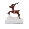Roman 7.0 Inch Reindeer Stockin Holder Stocking Holder , Rudolph Flight Christmas Santa (1PC)