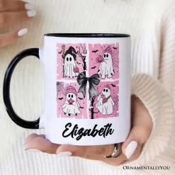 Pink Halloween Ghost Mug, Coquette Spooky Season Gift For Girly Aesthetic (Non-Custom Only)| OrnamentallyYou 5 Pink Halloween Ghost Mug, Coquette Spooky Season Gift For Girly Aesthetic (Non-Custom Only)| OrnamentallyYou -Festival Store GUEST 42473a0c fe7c 44d2 9fc4 c7ff56218284
